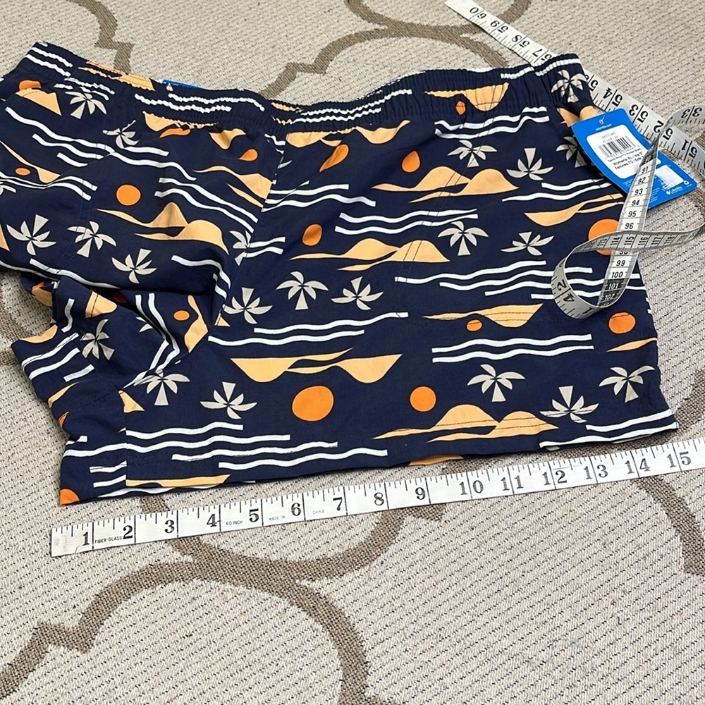 Columbia Sandy River II 3” Blue/Orange Athletic Shorts Nautical Pattern size XL - Picture 12 of 16
